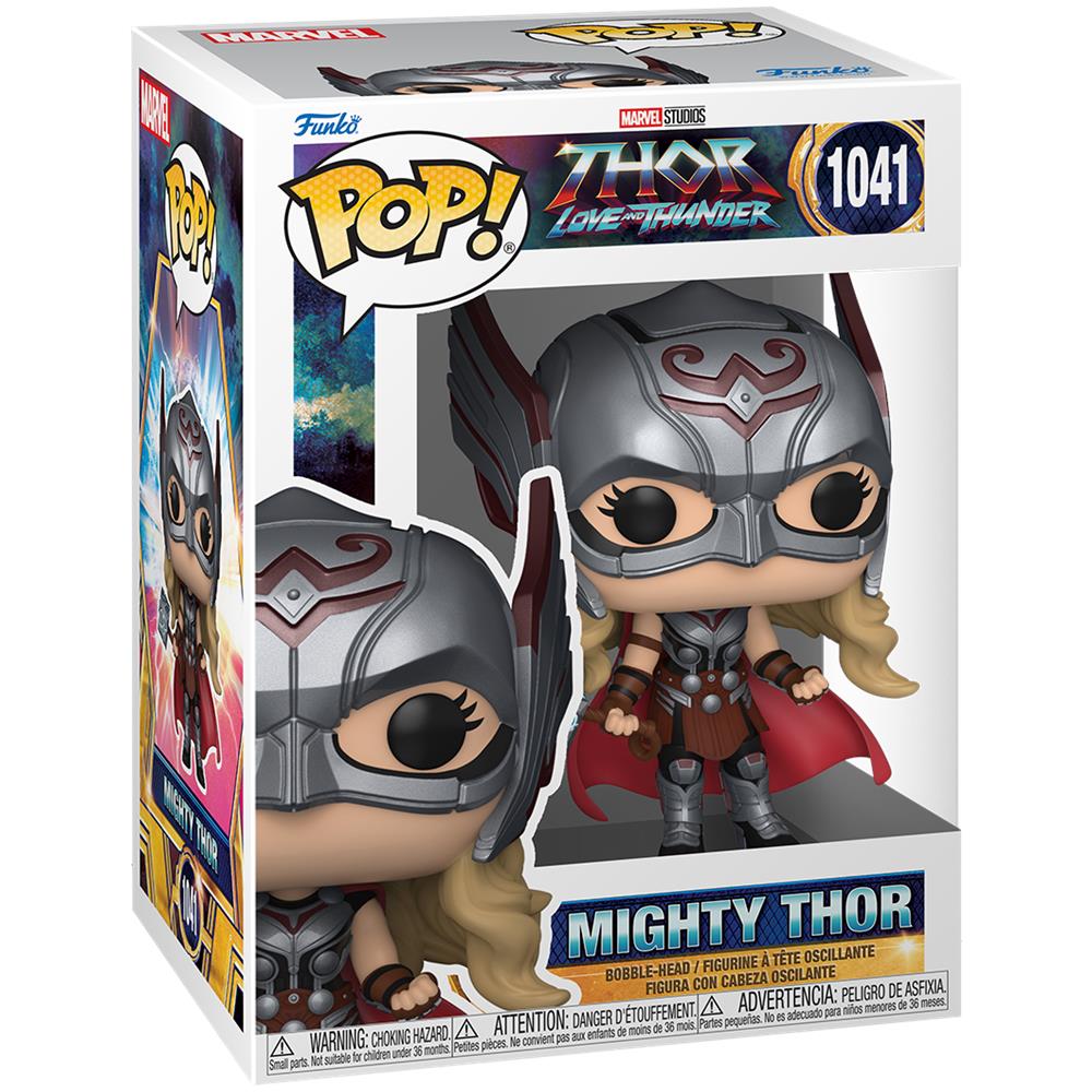 Thor: Love And Thunder Pop! Marvel Vinyl Figure Mighty Thor 9 Cm - Foto 2