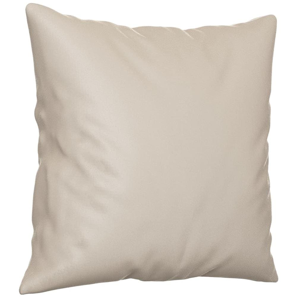 Cuscini Decorativi 2 Pz Crema 40x40 Cm In Tessuto Microfibra - Foto 5