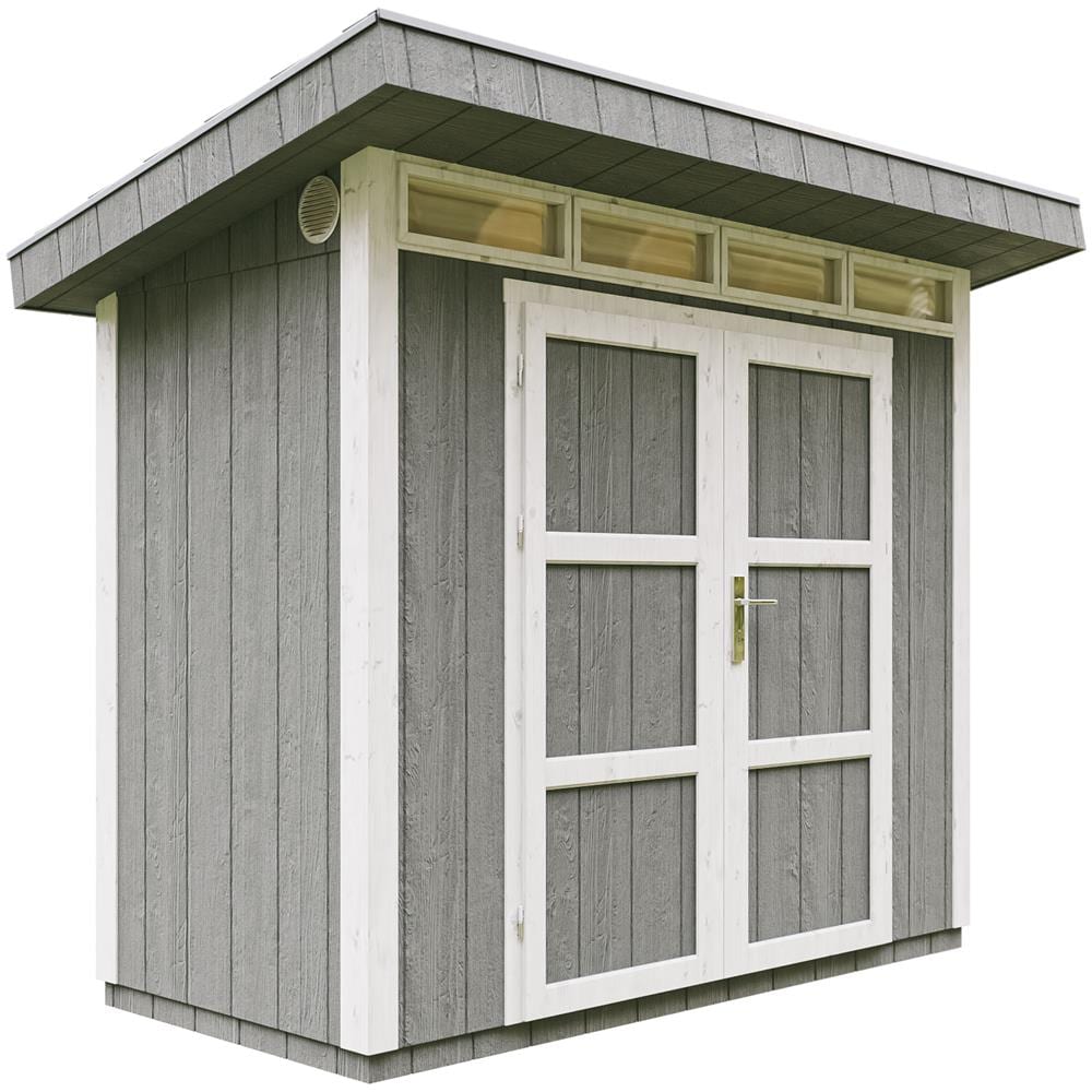 Casetta da giardino con pannelli in legno Lp Smartside 3m2 con pavimento e piastrelle bituminose - Casetta da esterno L161x294x239 cm - M901a - Cavern Steel - Foto 1