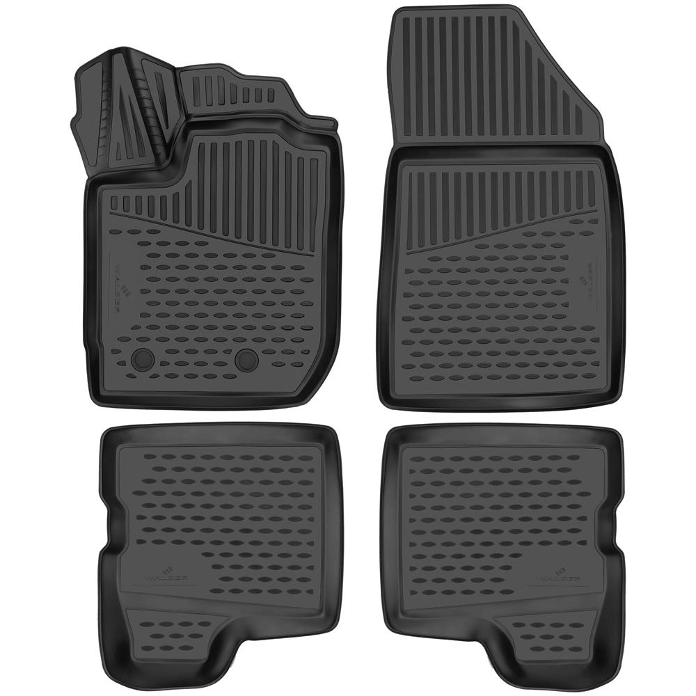 Tappetini In Gomma Per Auto Su Misura Per Dacia Duster (hm) 10/2017-oggi, Adatto Alla Versione Del Modello Senza Maniglia Per Il Tappo Del Serbatoio Sul Pavimento - Foto 1