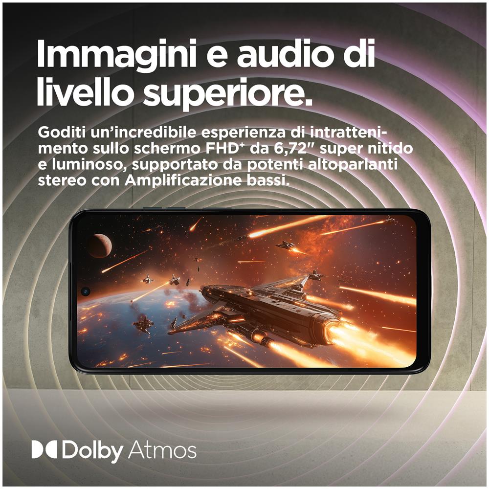 Moto G15 4G 128GB 8GB Ram Display 6.72" Main Camera 50MP Doppia SIM Android 15 USB tipo-C 5200 mAh Azurro - Foto 11