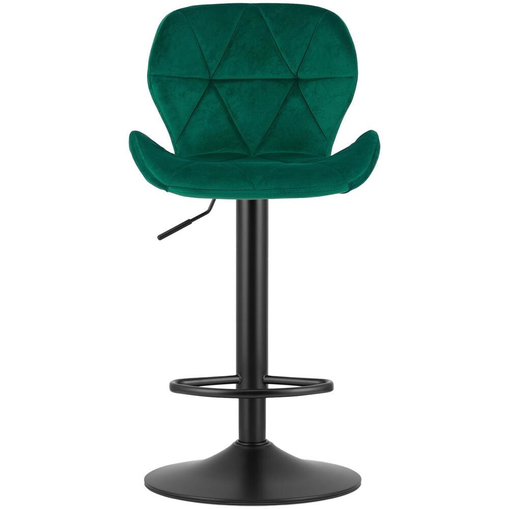 Sgabello in velluto WEST - Verde per soggiorno, cucina, sala da pranzo - Foto 2