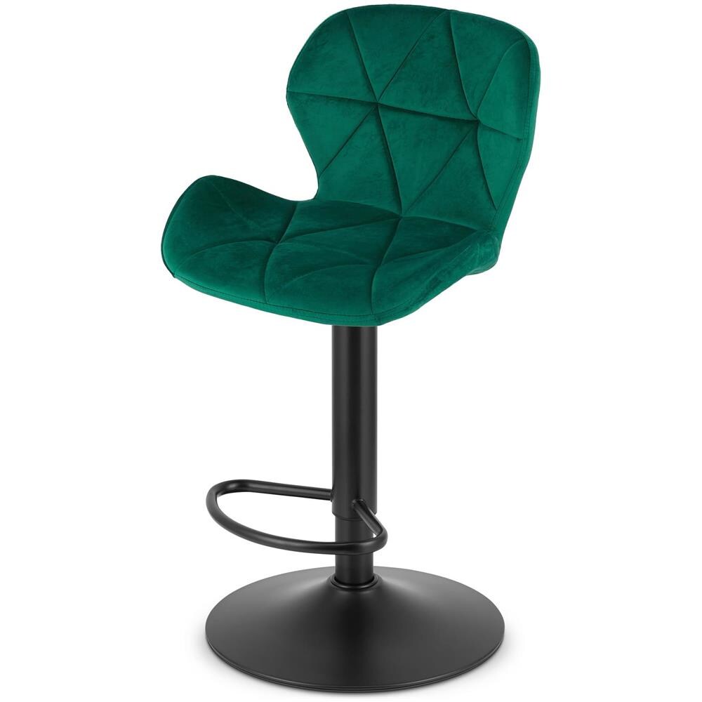 Sgabello in velluto WEST - Verde per soggiorno, cucina, sala da pranzo - Foto 7