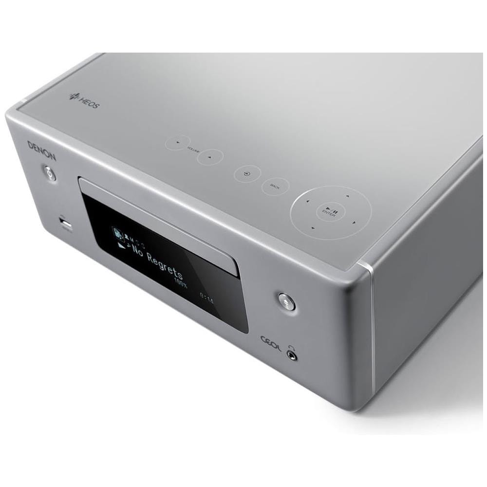 Sintolettore CD RCD-N10 Potenza 2 x 65 Watt Wi-Fi DLNA USB, Alexa con Casse SC-N10 Colore Argento - Foto 4