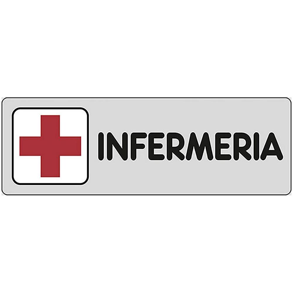 Adesivo Infermeria Luoghi Pubblici Scuole 15cmx5cm - Foto 2