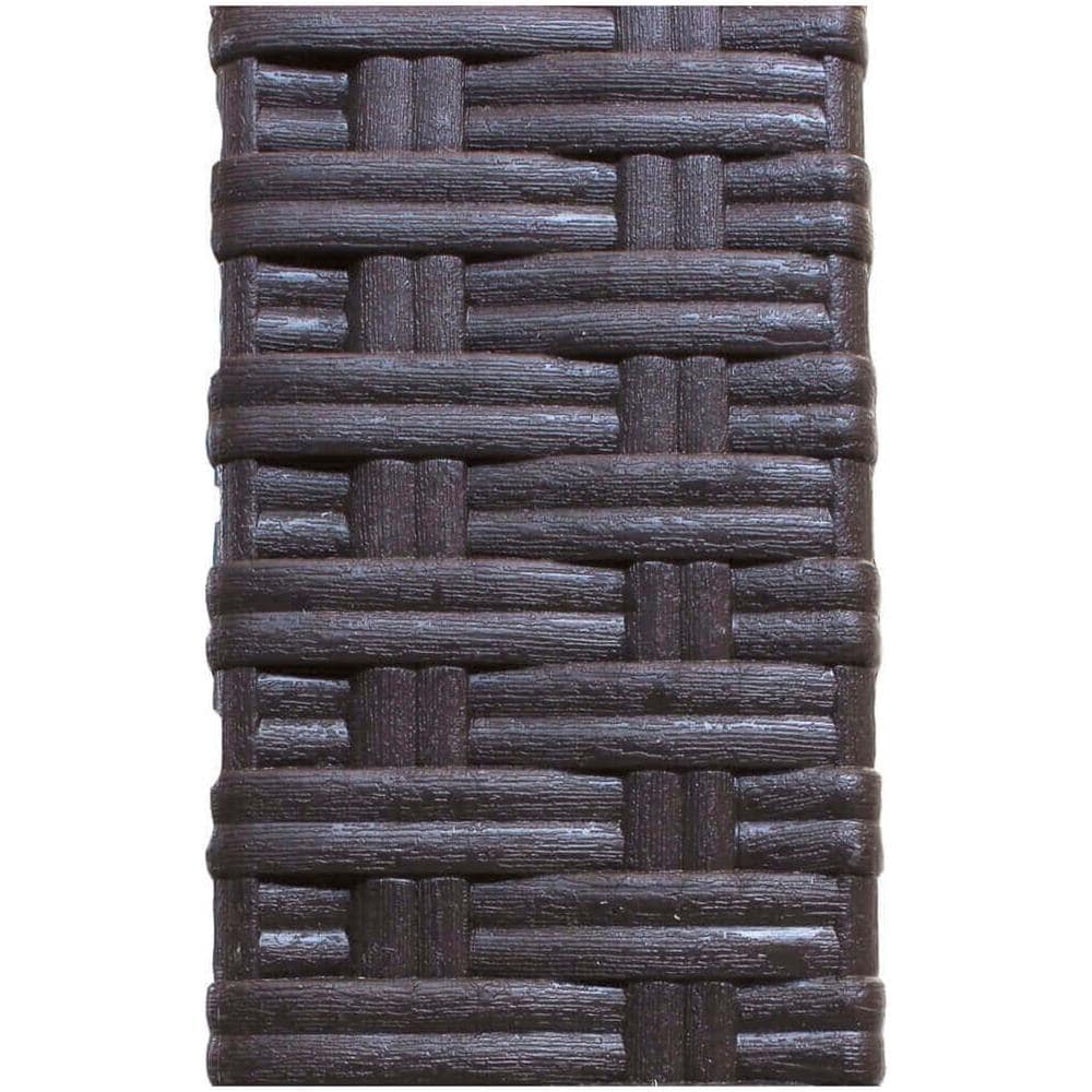 Caligola - Tavolo Da Giardino In Wicker Quadrato - Foto 4