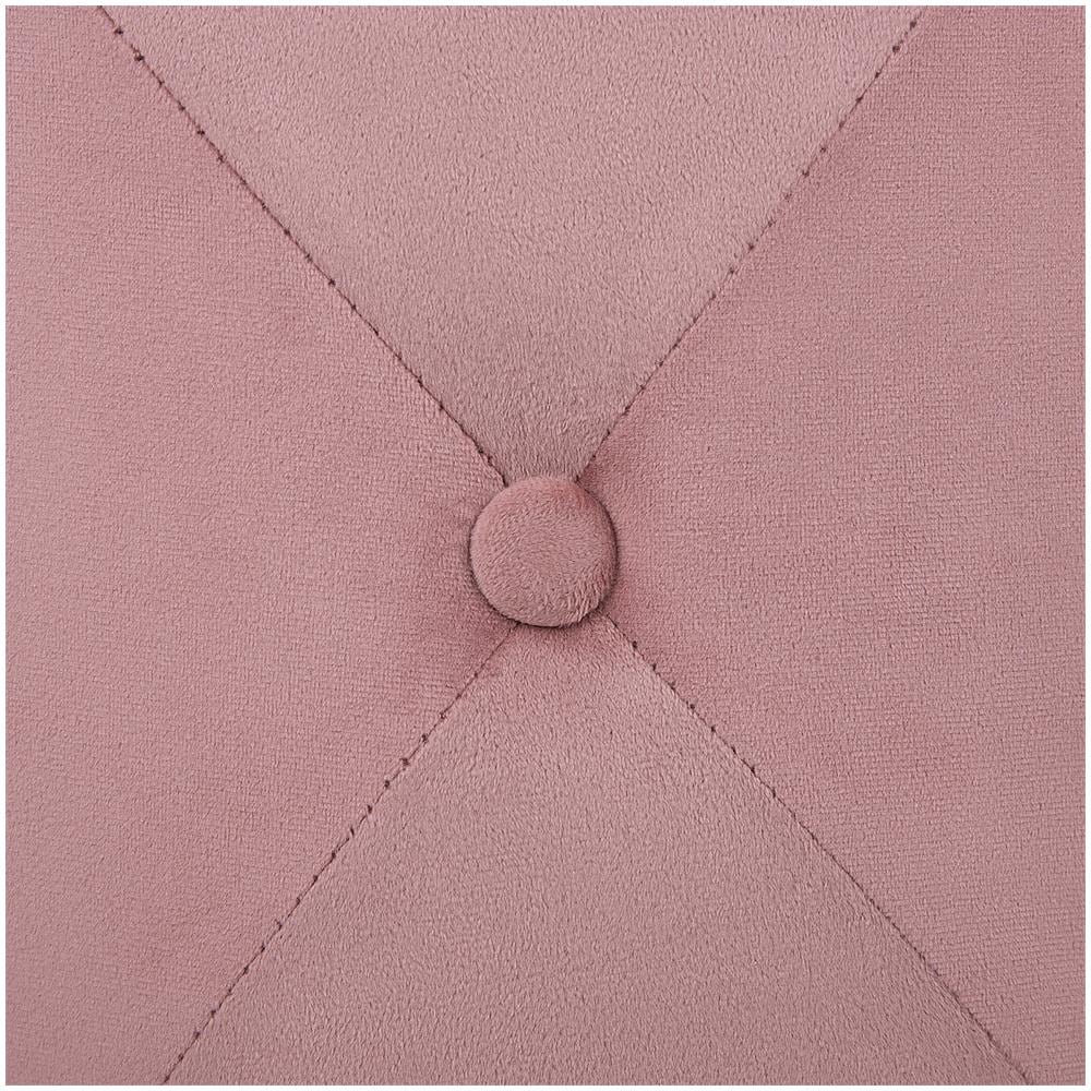Pouf In Velluto Color Rosa Corolla - Foto 2