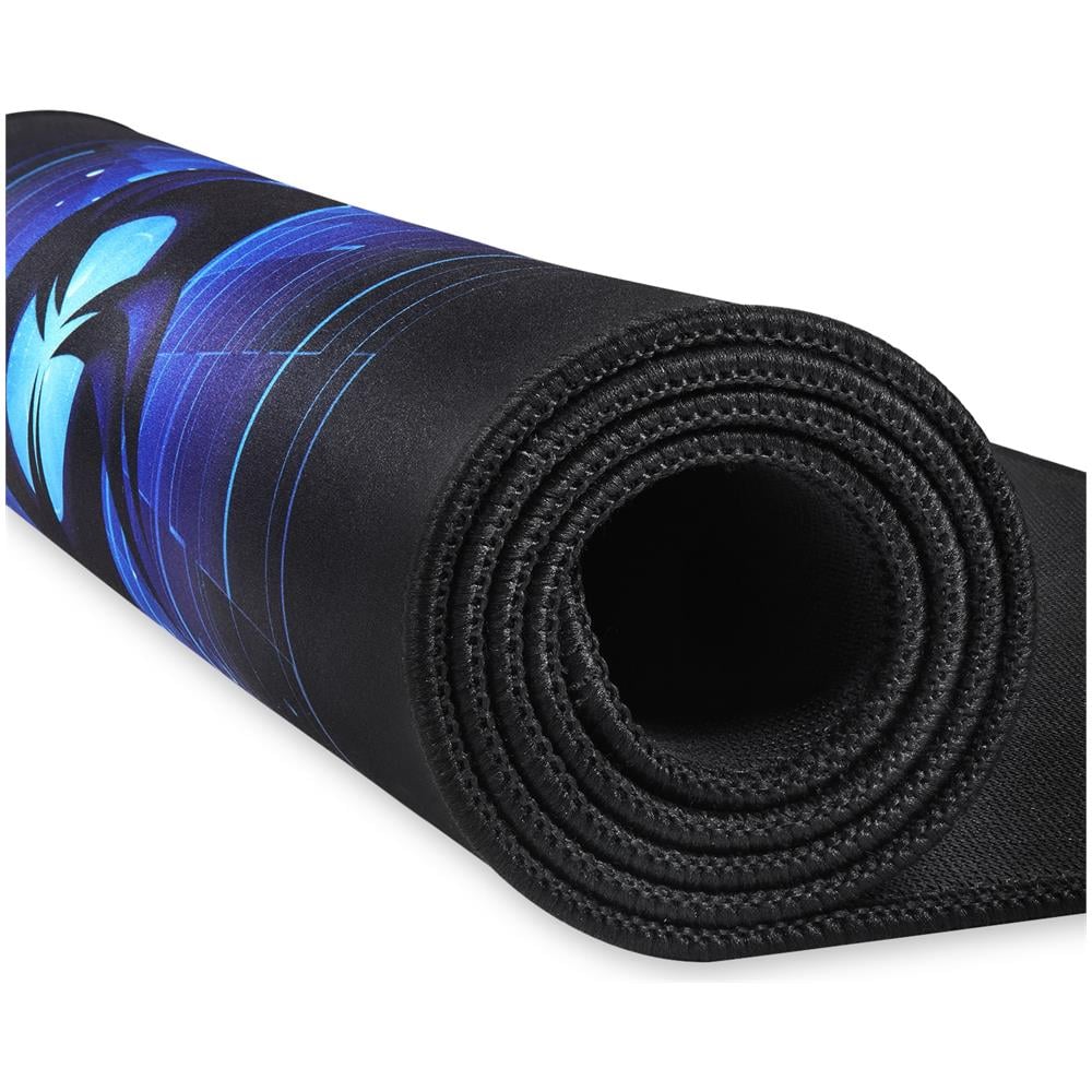 Mousepad Xl - Superficie Estesa - Tappetino Per Mouse Extra Large Da Gaming - Base In Gomma Antiscivolo - Superficie Testurizzata Ad Alta Precisione - 900 X 400 X 4 Mm - Blue - Foto 2