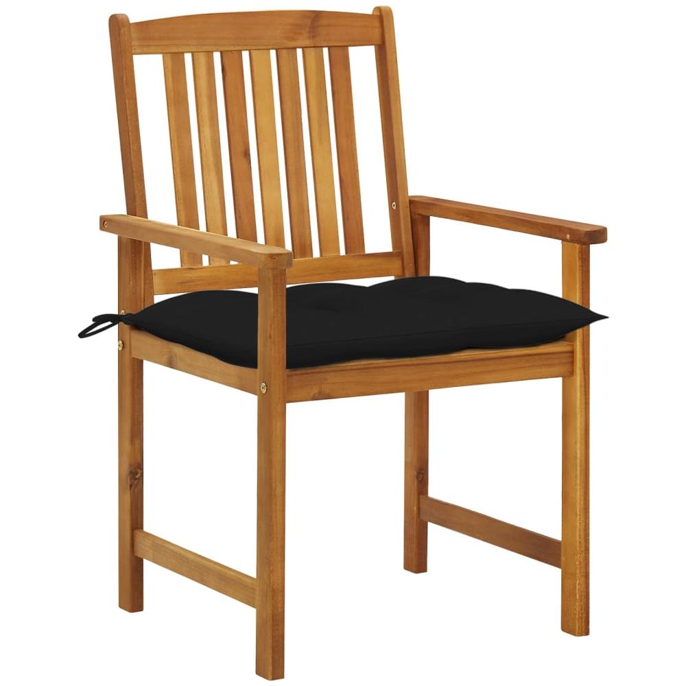 Sedie da Giardino con Cuscini 8 pz in Legno Massello di Acacia - Foto 3