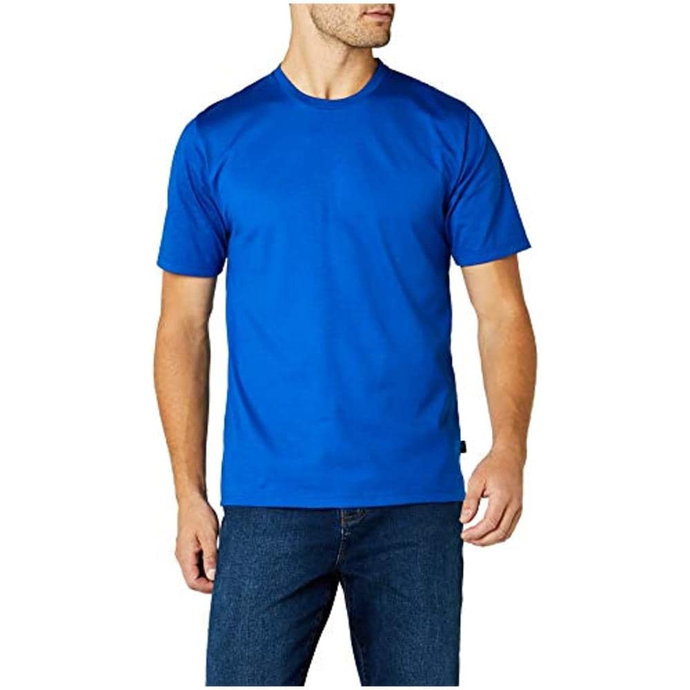 TRIGEMA T-Shirt Uomo Grigia 'KRAFT PAKET' Logo (IT 50, EU 46