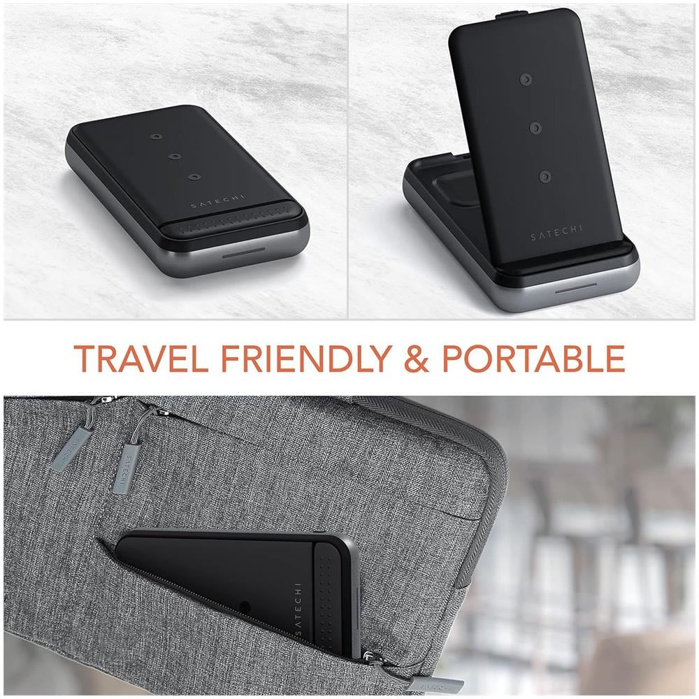 Base di Alimentazione per Caricabatterie Wireless Duo, Cavo USB-C e Manuale Utente - Foto 7