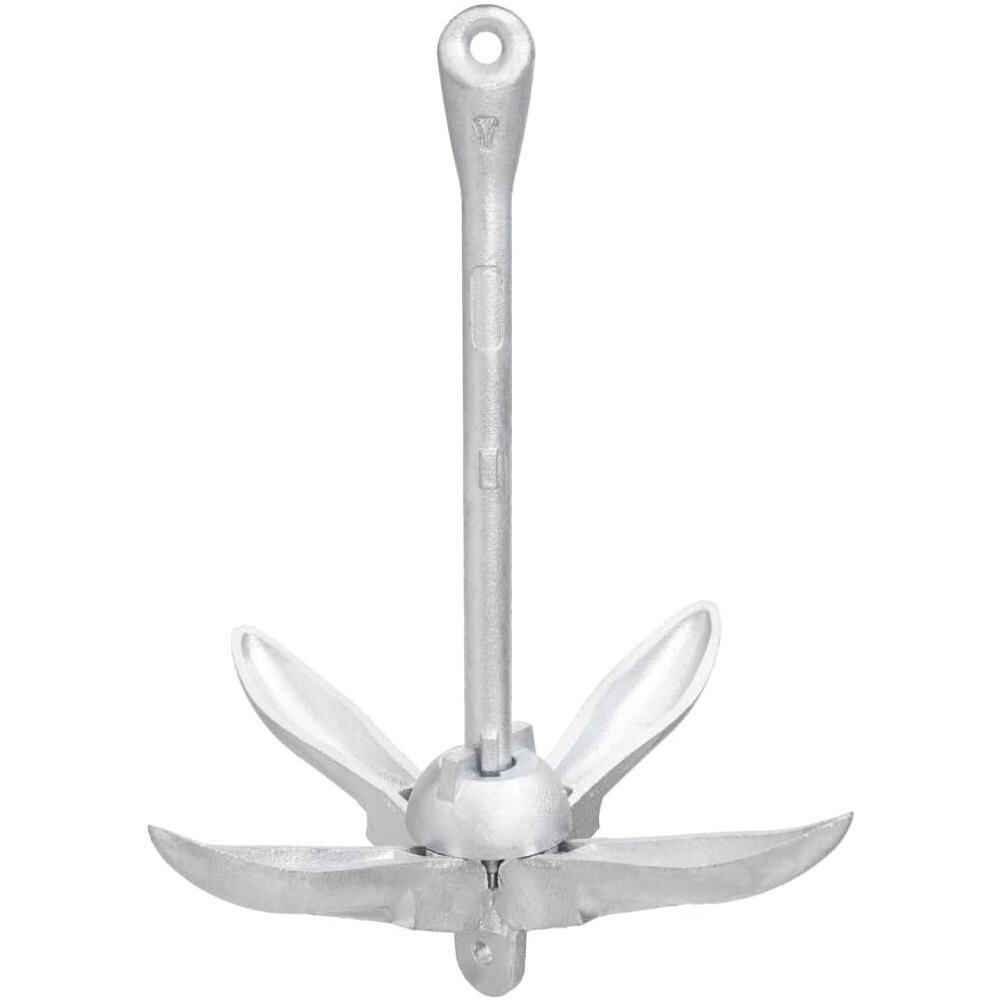 Ancora Pieghevole Argento 4 Kg In Ferro Malleabile - Foto 3