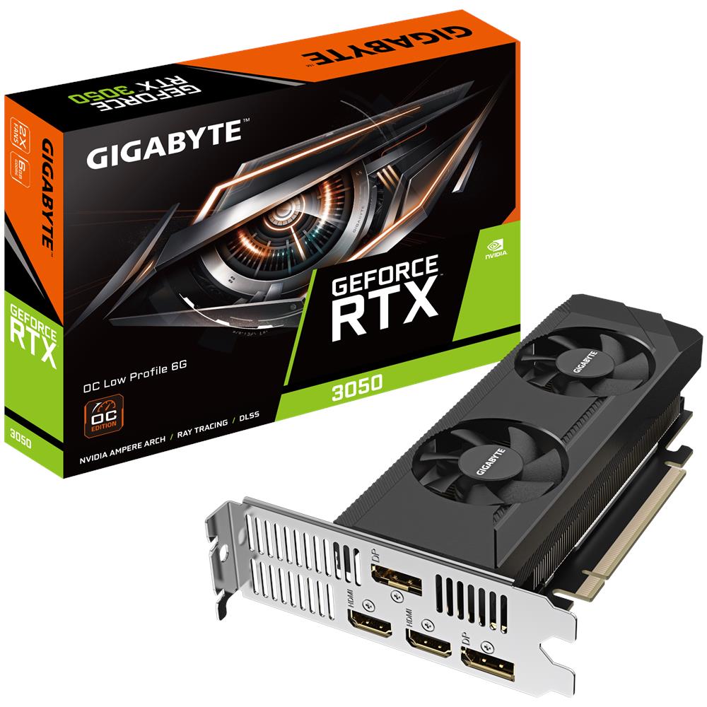 GeForce RTX 3050 OC Low Profile 6G Scheda Video NVIDIA 6 GB GDDR6 - Foto 1