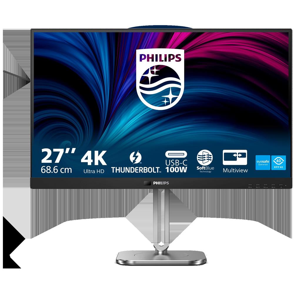 Monitor 27" LED IPS Flat Ufficio 27B2U6903/00 3840 x 2160 Ultra HD Tempo di Risposta 4 ms - Foto 8