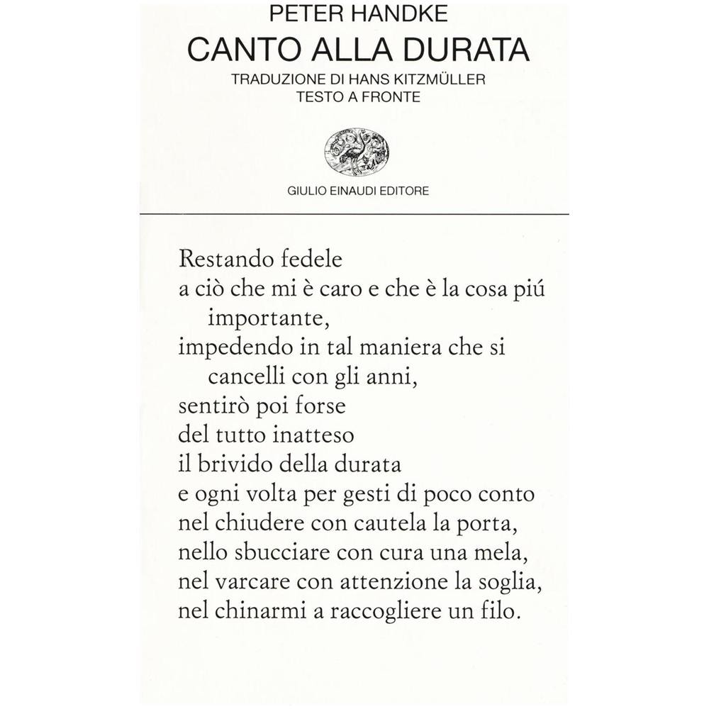 Peter Handke - Canto Alla Durata - Foto 1
