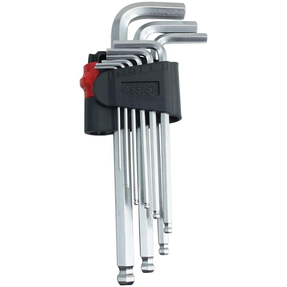 19940359 Chiavi esagonali ed a sfera lunghe, set 9 pezzi - Foto 1