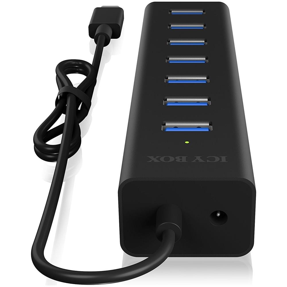 Hub Usb 3.0 in Alluminio a 7 Porte Colore Nero - Foto 2