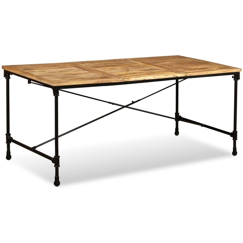 Tavolo Da Pranzo In Legno Massello Di Mango 180 Cm - Foto 9