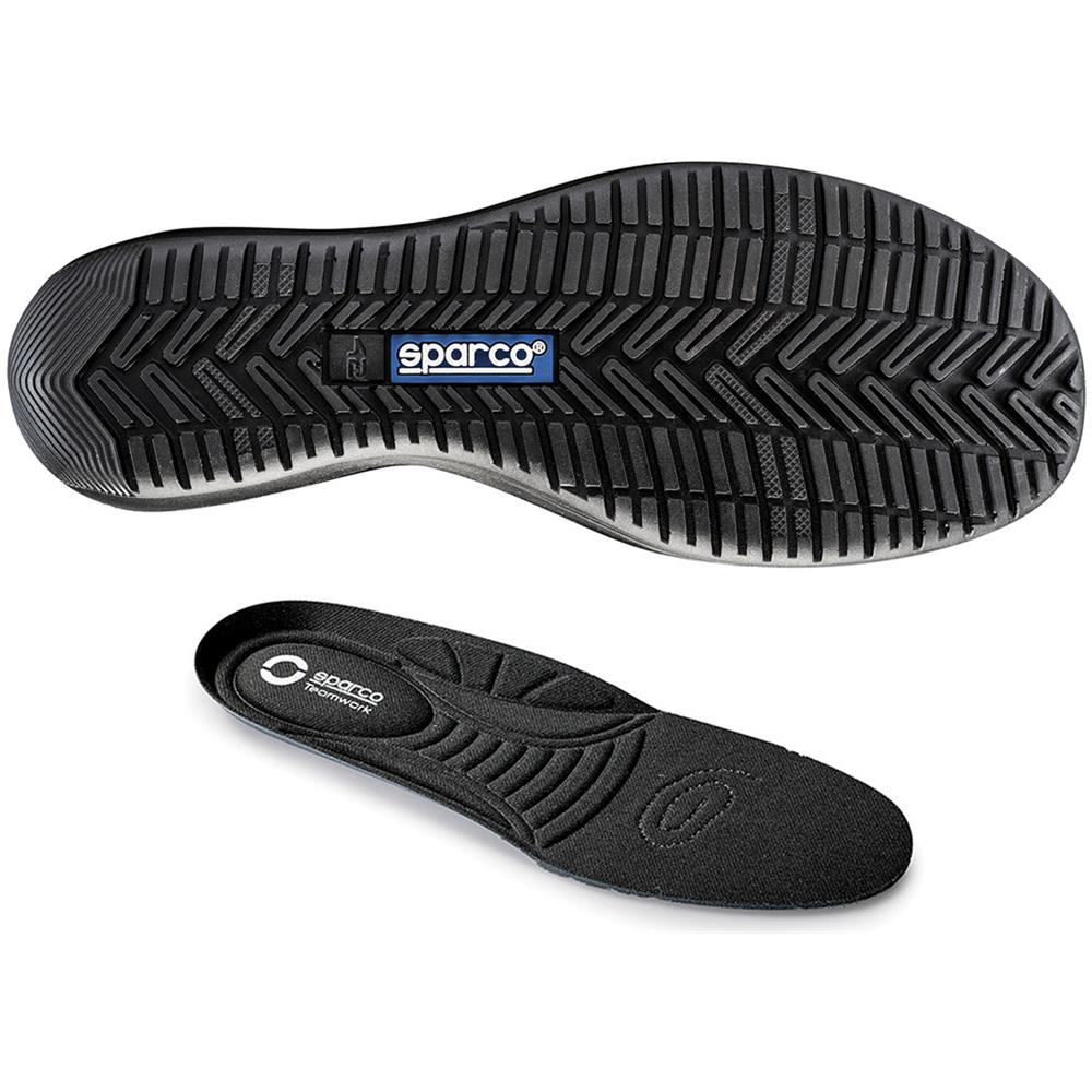 Sparco Racing Evo S3 Src Scarpe Antinfortunistiche In Pelle Scamosciata Rosso-nere (39)  - Foto 2