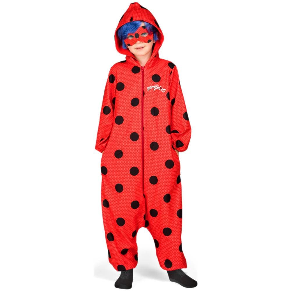 Costume Tuta Ladybug Per Bambina - Taglia: 6 A 7 Anni - Foto 1