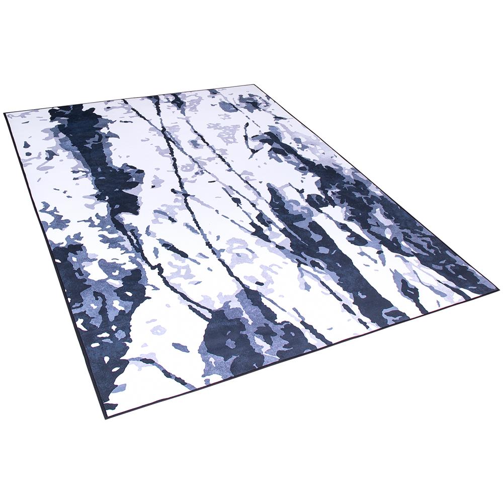 Tappeto A Pelo Corto Bianco-blu 160 X 230 Cm Izmit - Foto 1