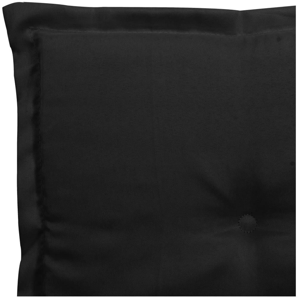 Cuscino per Panca da Giardino Nero 200x50x4 cm - Foto 8