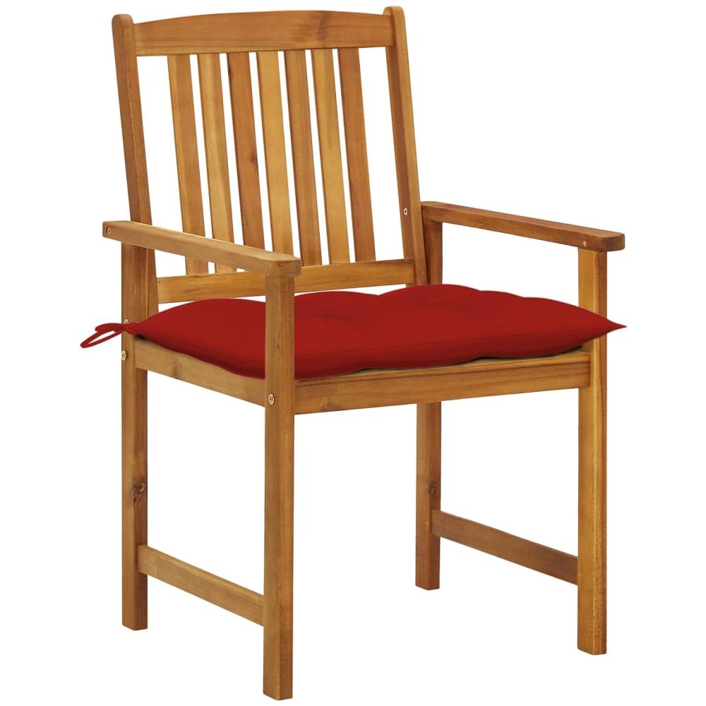 Sedie da Giardino con Cuscini 8 pz in Legno Massello di Acacia - Foto 2