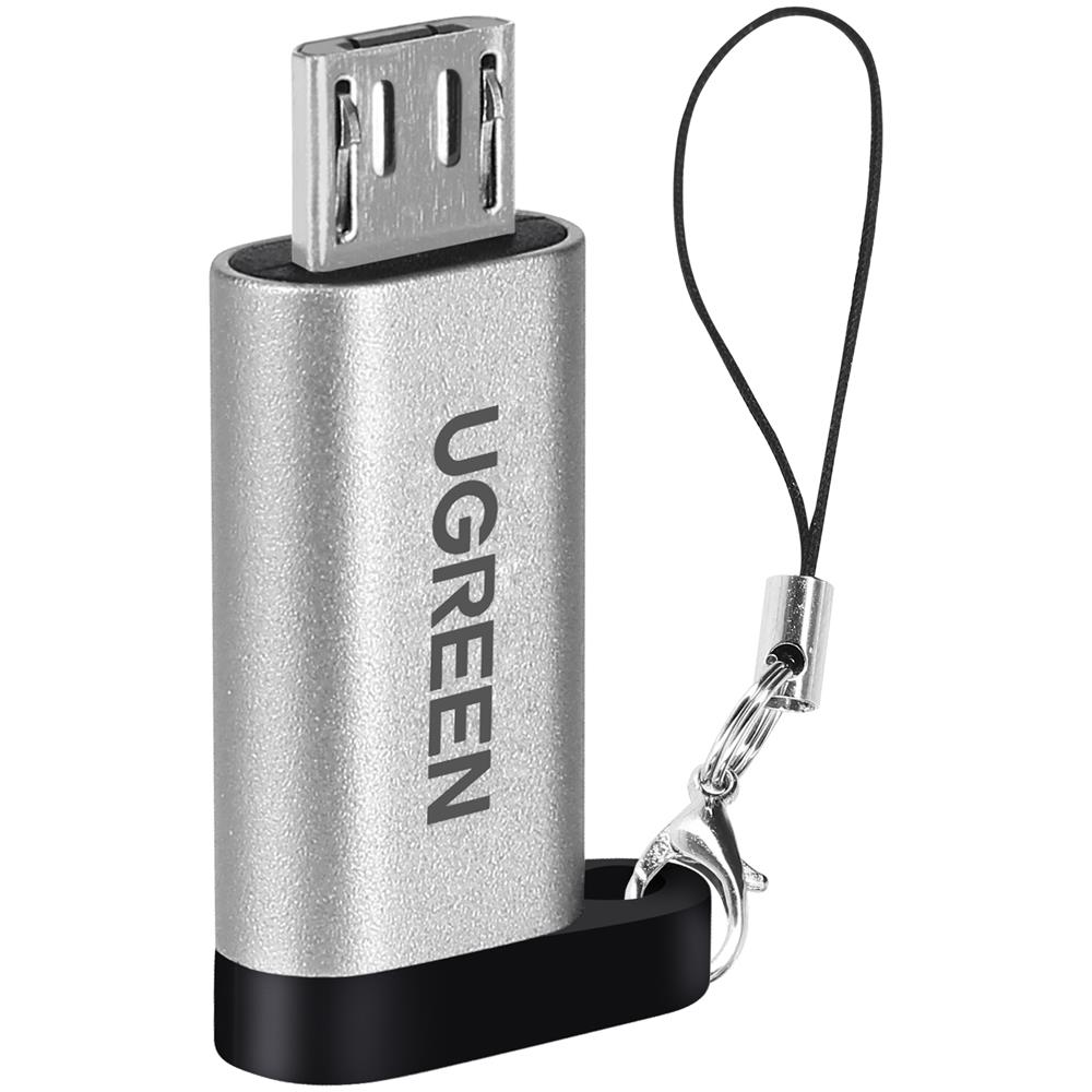 Adattatore Da Usb-c A Micro-usb Carica E Sincronizzazione 2,4a Xo Grigio - Foto 1
