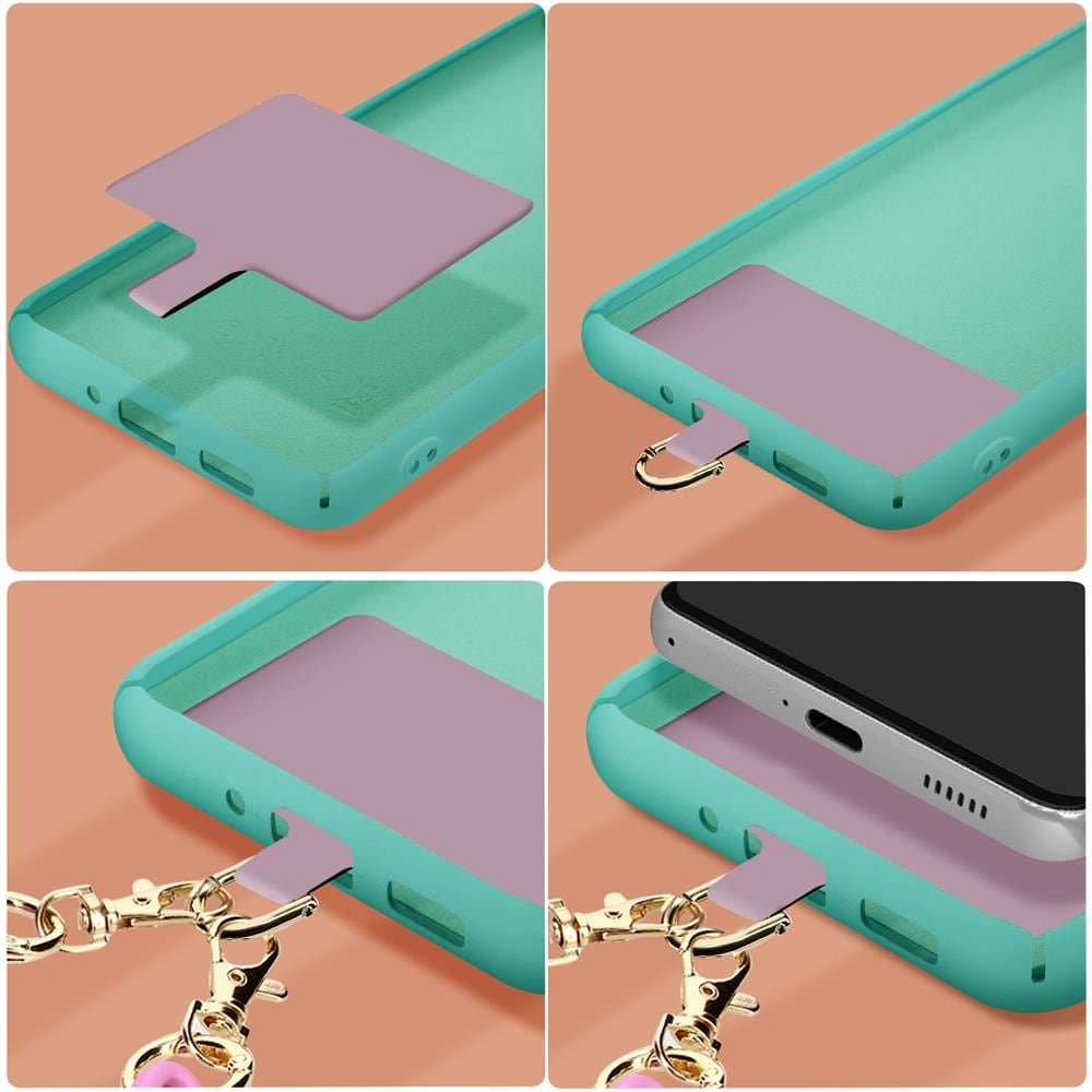 Gioiello Da Smartphone Catena A Maglie Larghe 58 Cm Moxie Serie Milano Malva - Foto 5