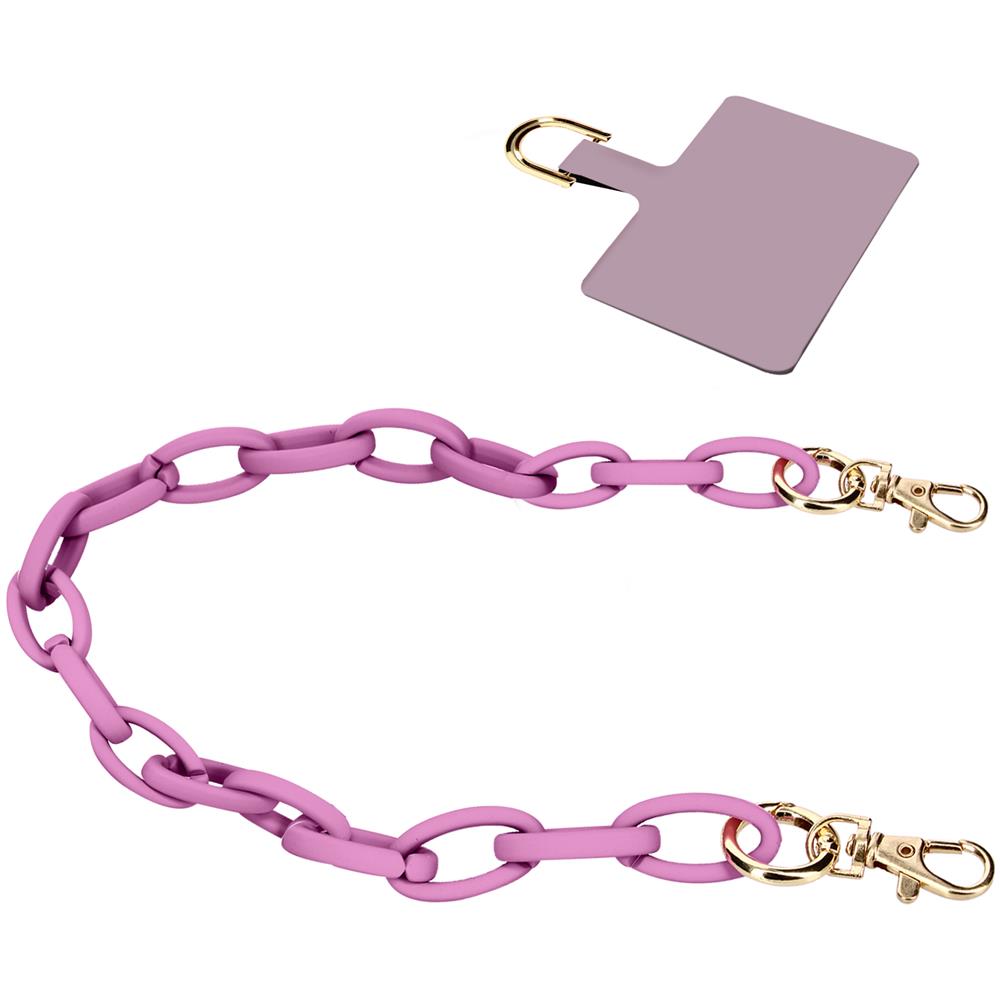 Gioiello Da Smartphone Catena A Maglie Larghe 58 Cm Moxie Serie Milano Malva - Foto 1