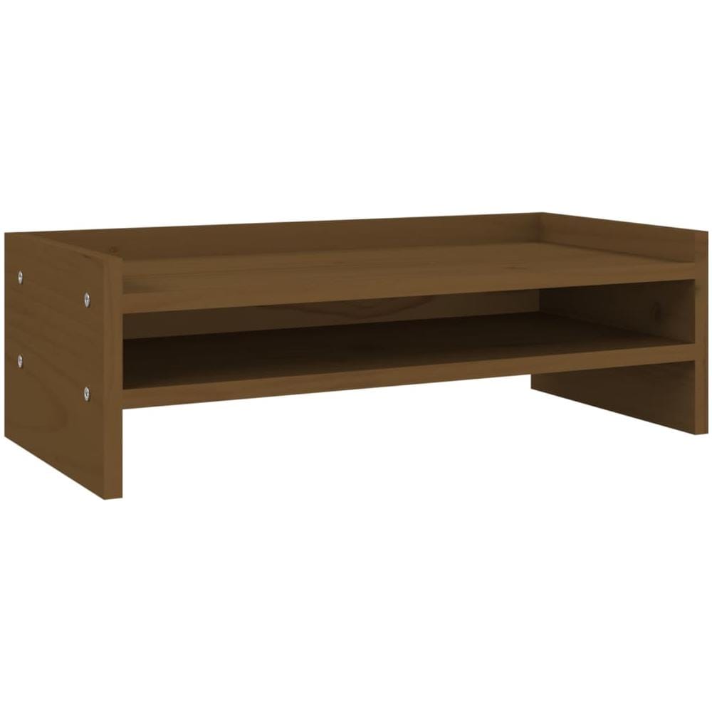 Supporto Per Monitor Miele 50x24x16 Cm Legno Massello Di Pino - Foto 2