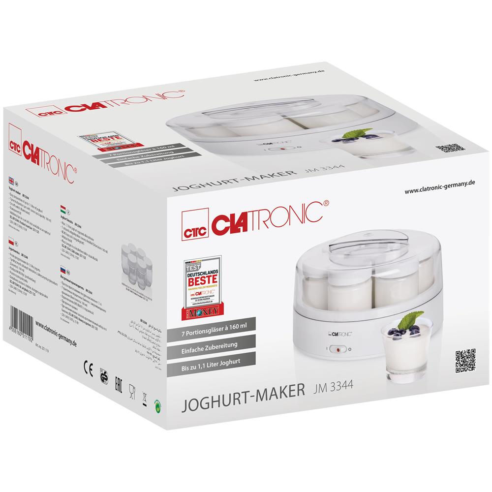 Macchina Per Yogurt Jm 3344 Automatica 7 Vasetti Da 160ML Potenza14W Colore Bianco - Foto 10