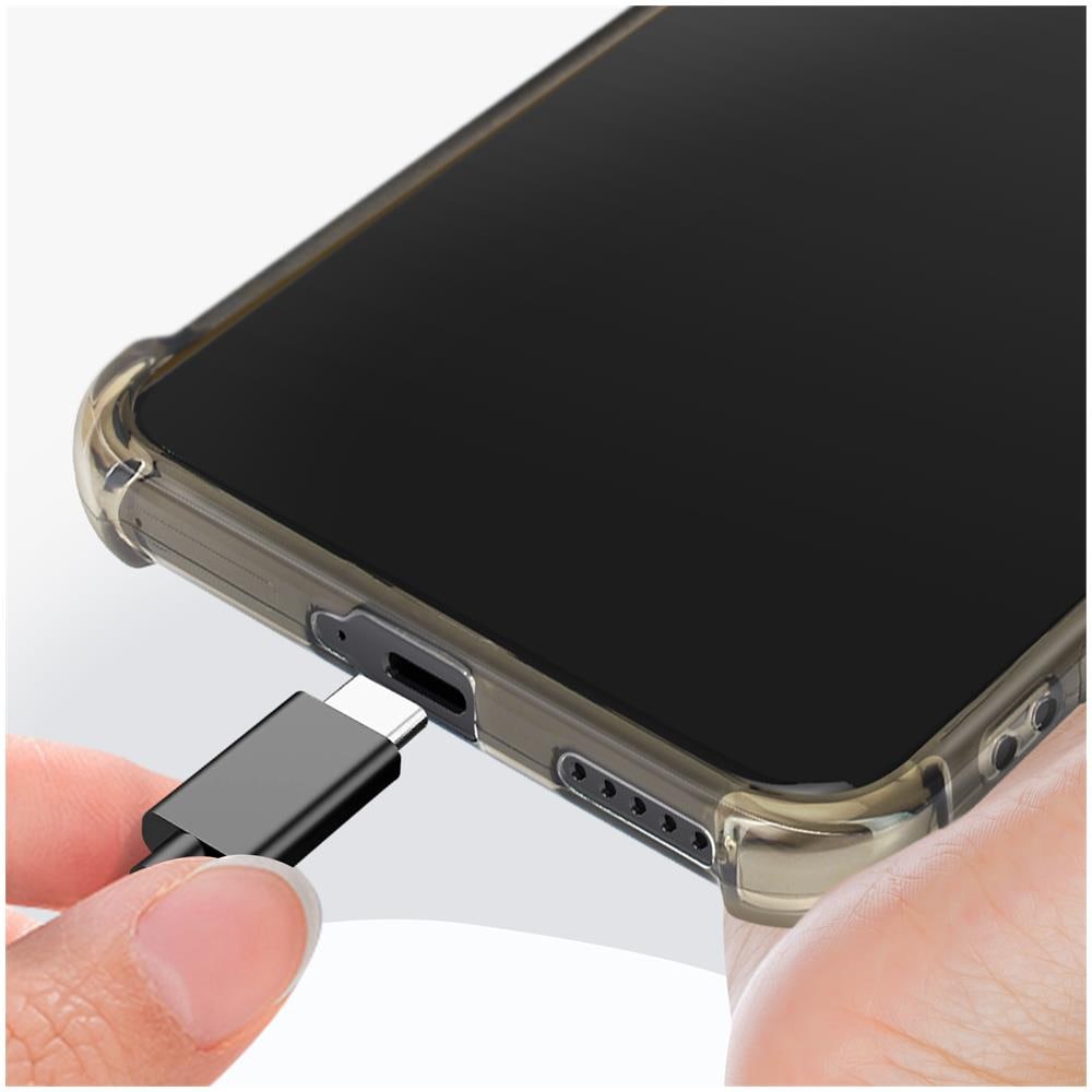 Cover Anti-urto Per Honor 90 Silicone Con Angoli Rinforzati Nero Traslucido - Foto 2