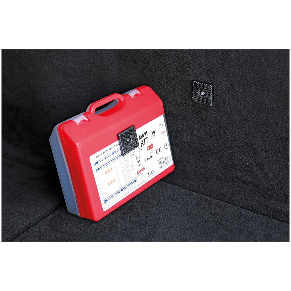 Clips Duotec Auto-accoppianti, Foro Centrale, Set 2 Pz - 30x30 Mm - Foto 3