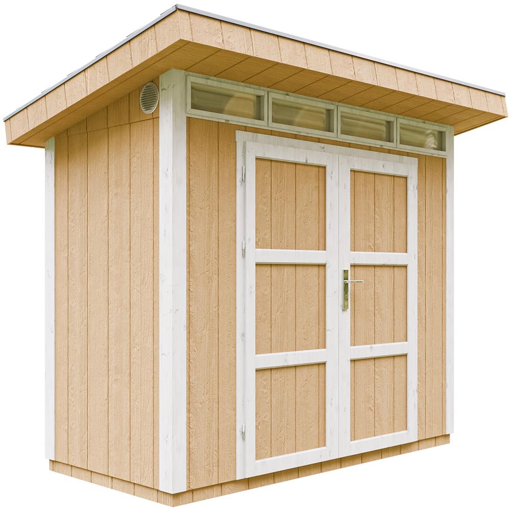 Casetta da giardino con pannelli in legno Lp Smartside 3m2 con pavimento e piastrelle bituminose - Casetta da esterno L161x294x239 Cm- M901a - Harvest Honey - Foto 1