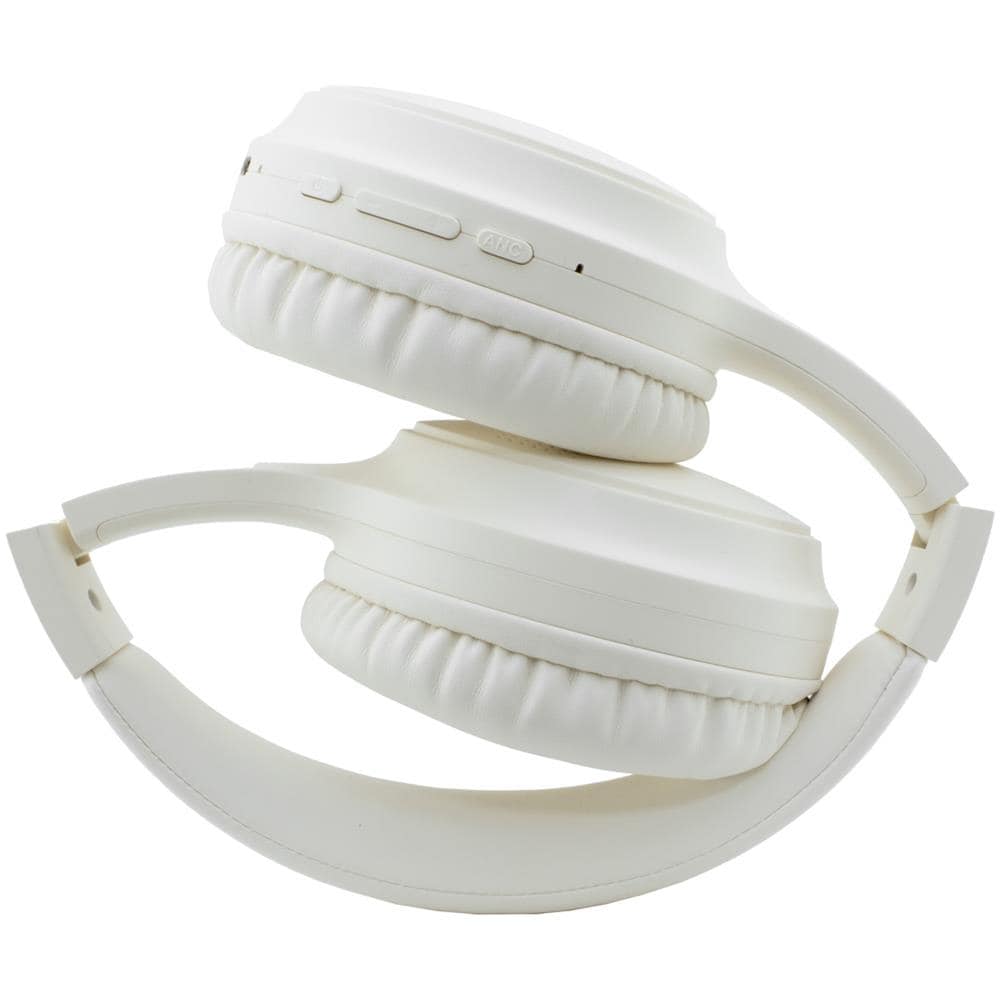 AIR-40 Auricolare Con cavo e senza cavo A Padiglione Musica e Chiamate USB tipo-C Bluetooth Beige - Foto 2