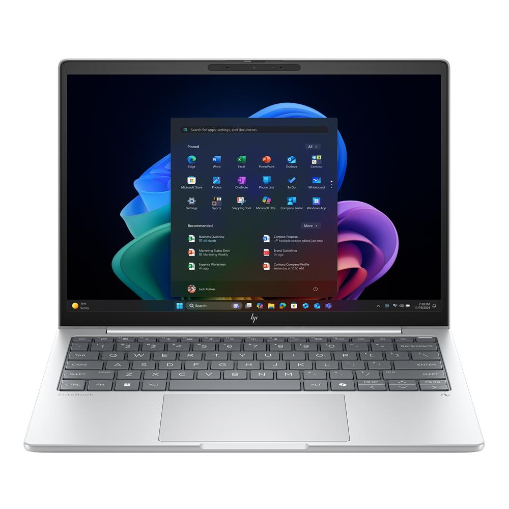 EliteBook 8 G1a 13 Next Gen AI Wolf Pro Security Edition AMD Ryzen AI 7 350 Computer portatile 33,8 cm (13.3") WUXGA 32 GB LPDDR5x-SDRAM 512 GB SSD Wi-Fi 7 (802.11be) Windows 11 Pro Argento - Foto 1