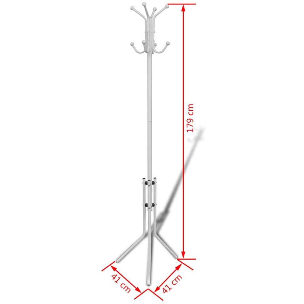 Attaccapanni In Metallo Bianco - Foto 8