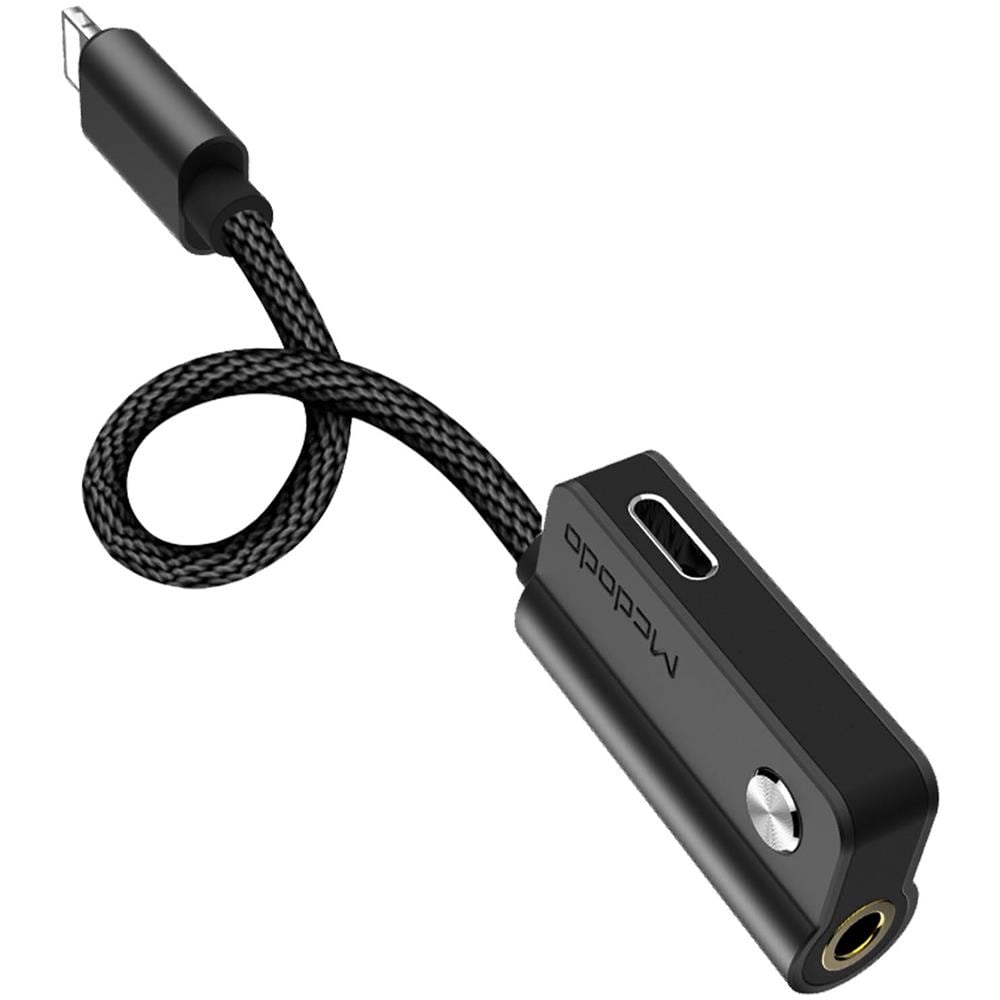 Adattatore Audio Lightning Verso Jack 3.5 Mm Femmina + Lightning - Foto 1