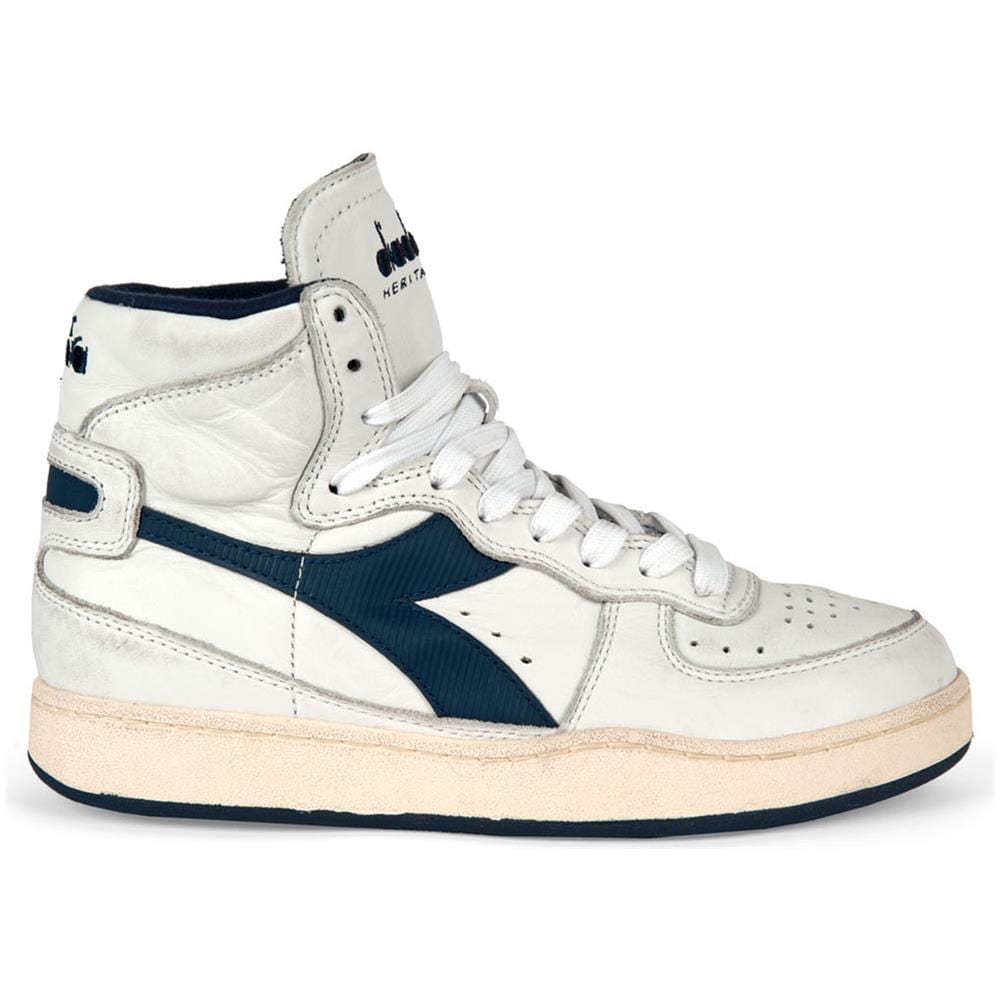 Sneakers Diadora Heritage Uomo Bianco Mi basket used c1494 bianco-blu Taglia 9 - Foto 1