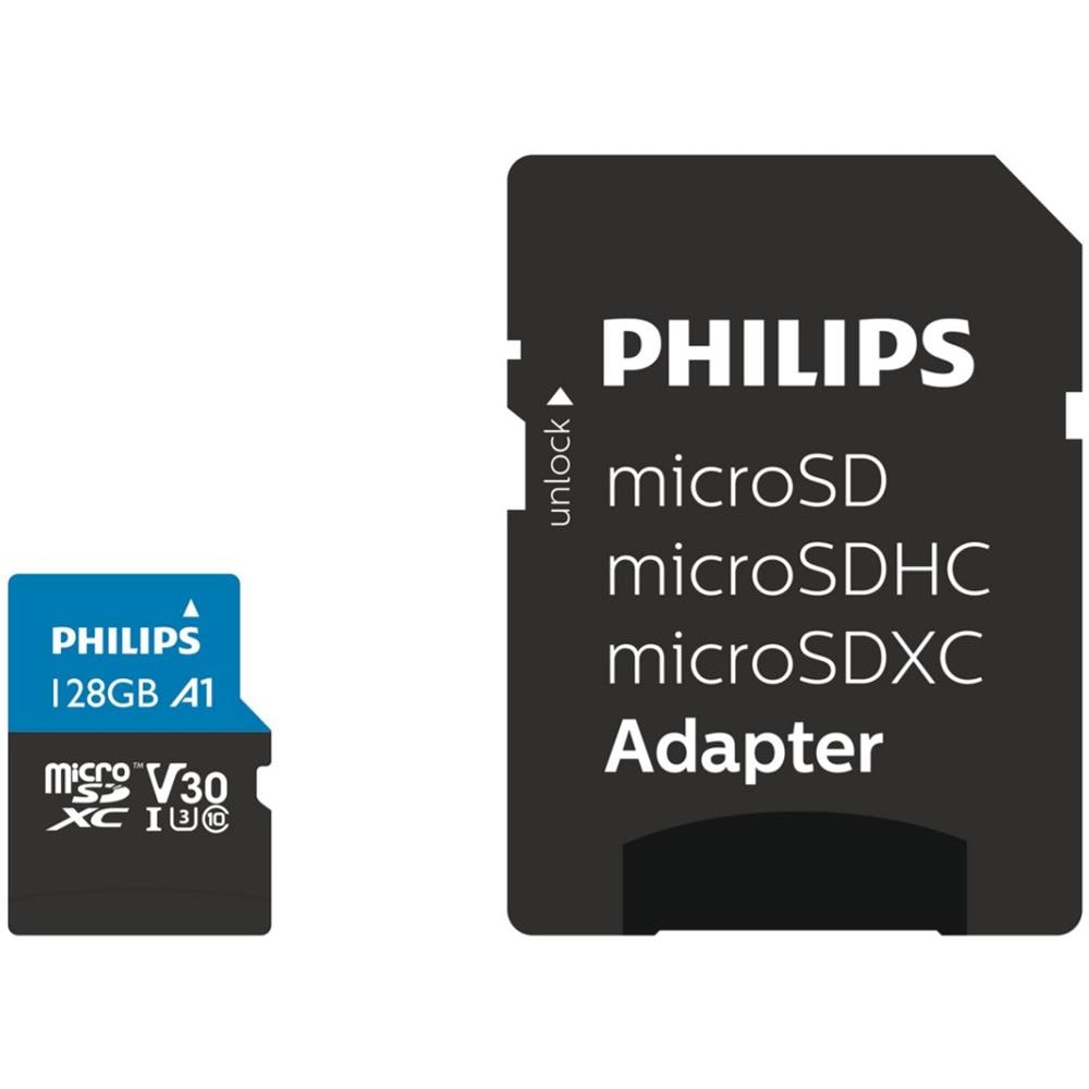 MicroSDXC Card 128GB Class 10 UHS-I U3 incl. adatt. - Foto 1