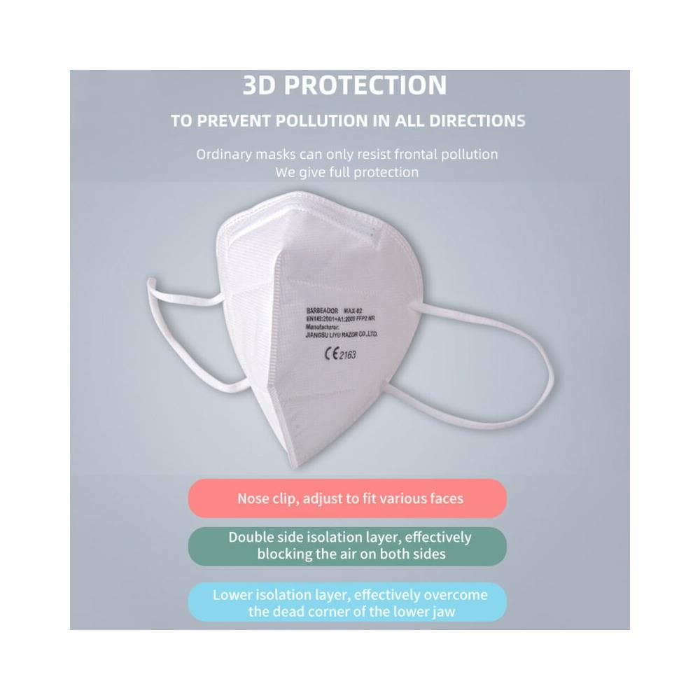 100 Pezzi Kn95 Mascherine / Ffp2 Mascherina Maschera Di Protezione Del Respiratore Con Filtro A 5 Strati - Foto 2