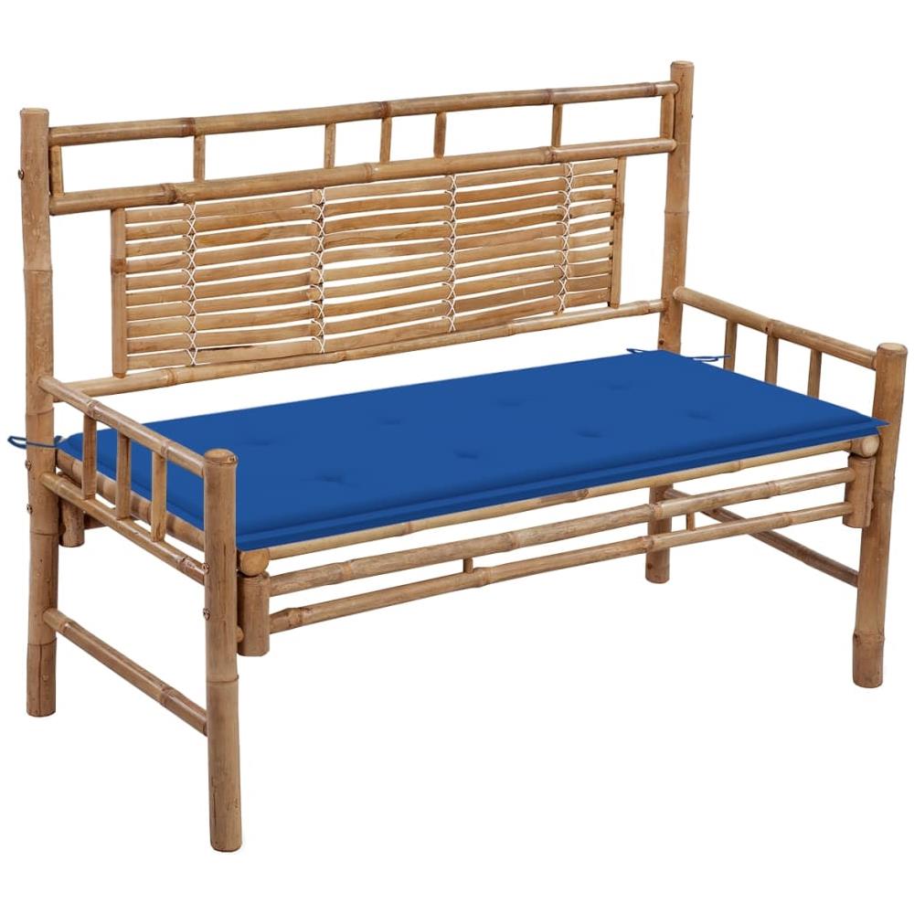 Panca Da Giardino Con Cuscino 120 Cm In Bamb? - Foto 1