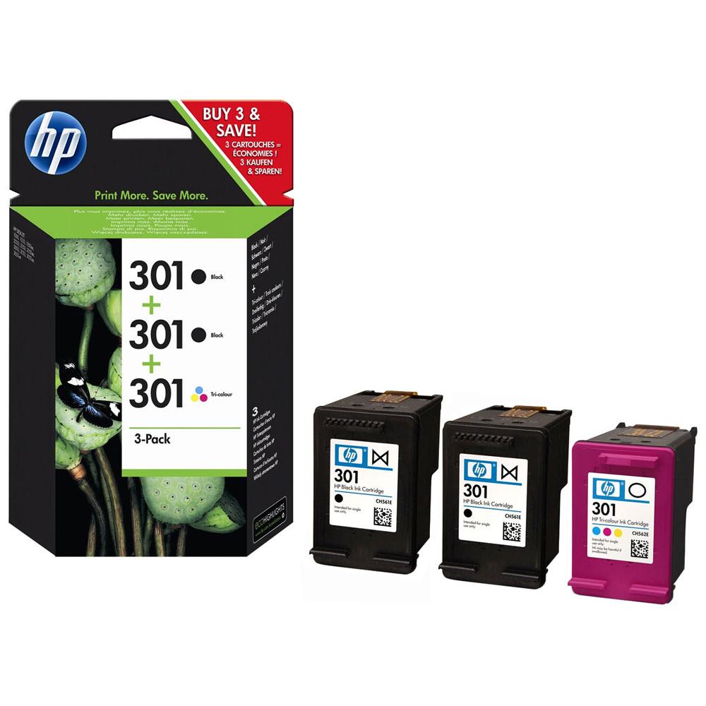 E5Y87EE HP 301 INK CART. 3-PACK - Foto 2