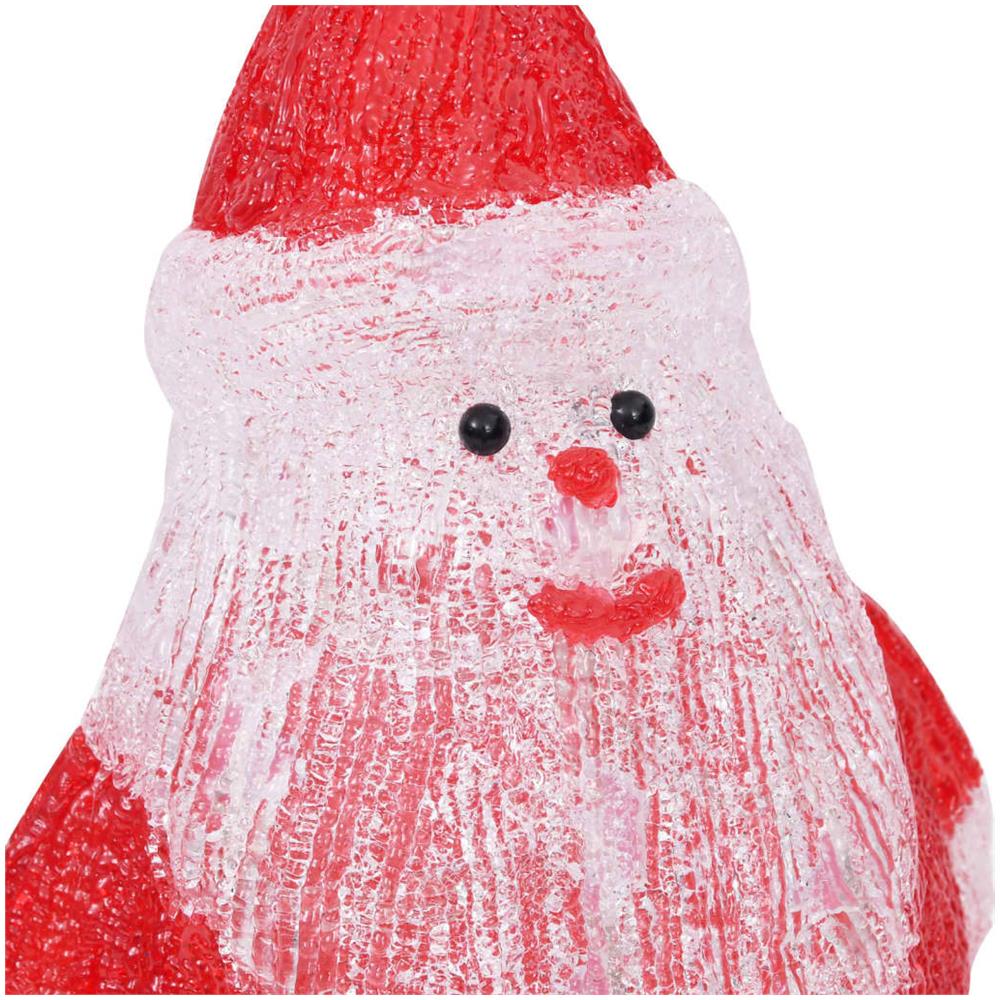 Babbo Natale Led In Acrilico Per Interno Ed Esterno 28 Cm - Foto 8