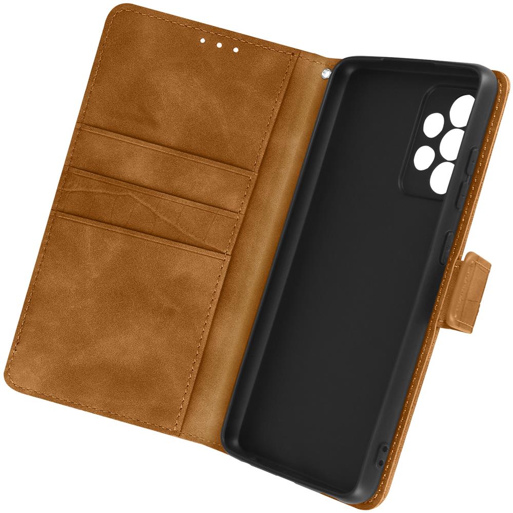 Custodia Samsung A72 Effetto Coccodrillo, Portafoglio, Supporto Video Camel - Foto 1