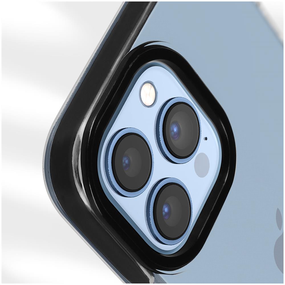 Cover Iphone 13 Pro Silicone Flessibile Sottile Bordo Nero - Foto 2