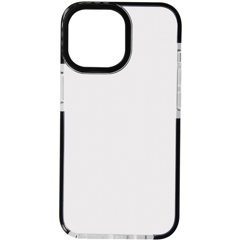 Cover Iphone 13 Pro Silicone Flessibile Sottile Bordo Nero - Foto 1