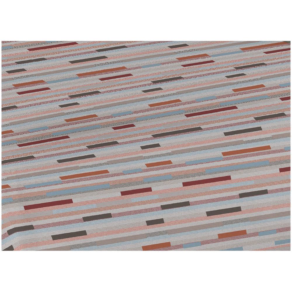 Copriletto Piquet Primavera Estate 100% Cotone Disegno 8230 Astratto Singolo Arancio - Foto 2