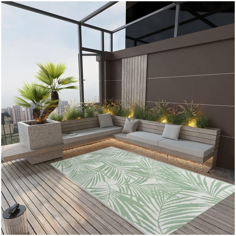 Tappeto Da Esterno Verde 160x230 Cm In Pp - Foto 1